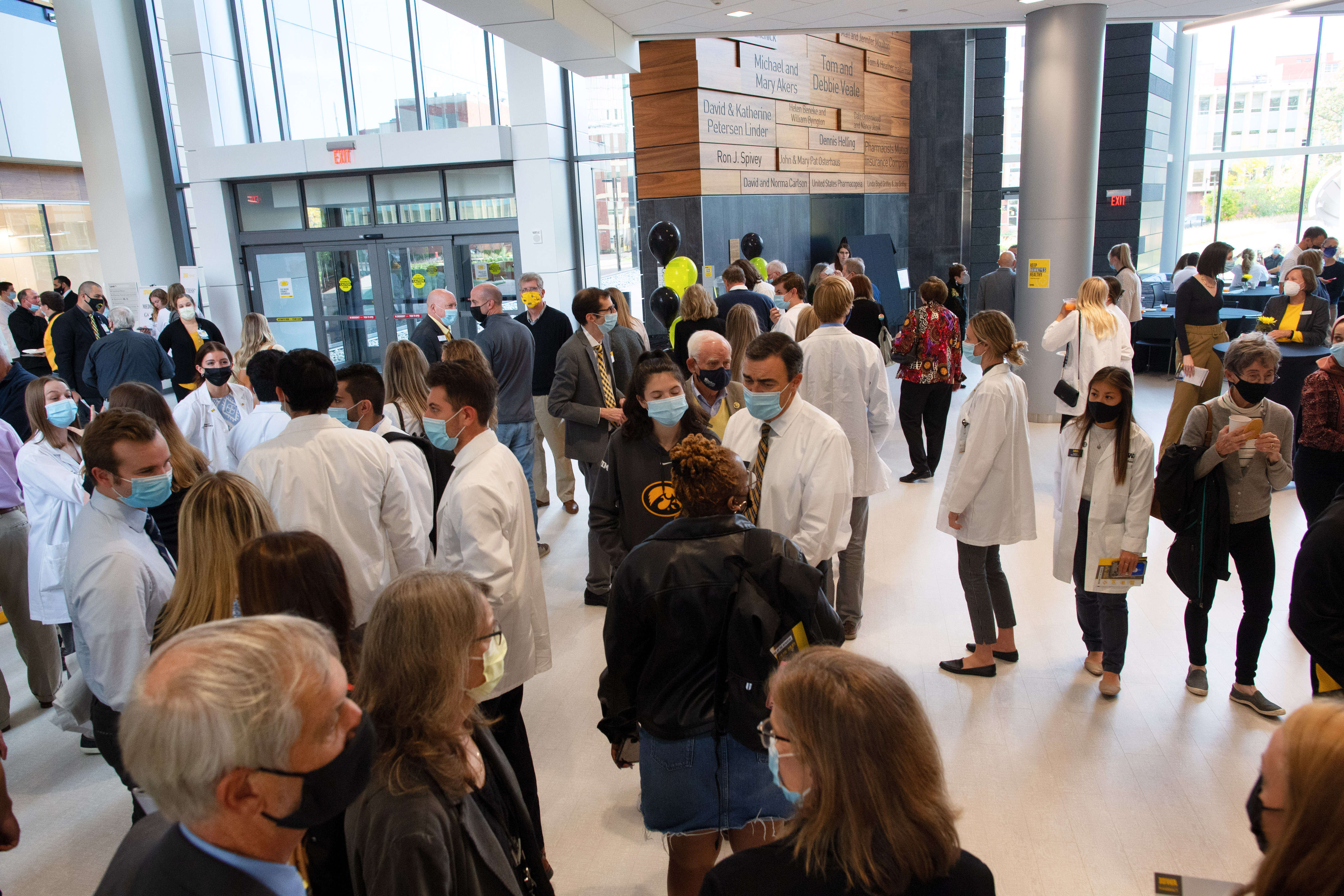 Building Dedication in lobby.