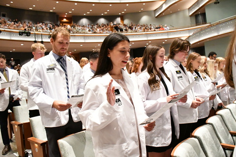 White Coat 2024 Reading Pharmacist Oath