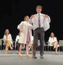 PharmD Student Being Coated 2025