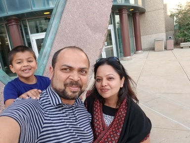 Geetu Mahadik and Family
