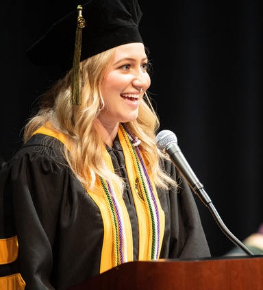 Savvanah Anderson Speaks at Class of 2024 Commencement