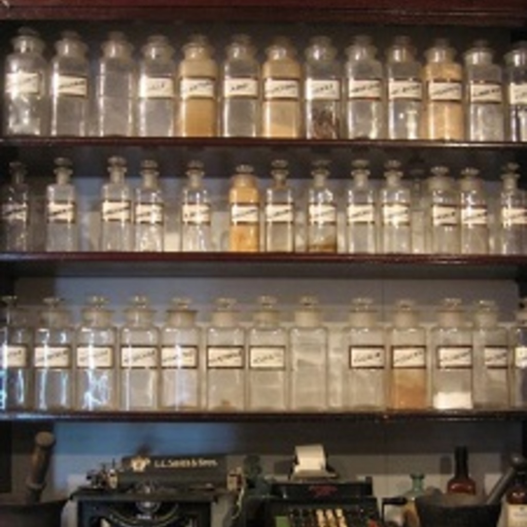 old medicine bottles 