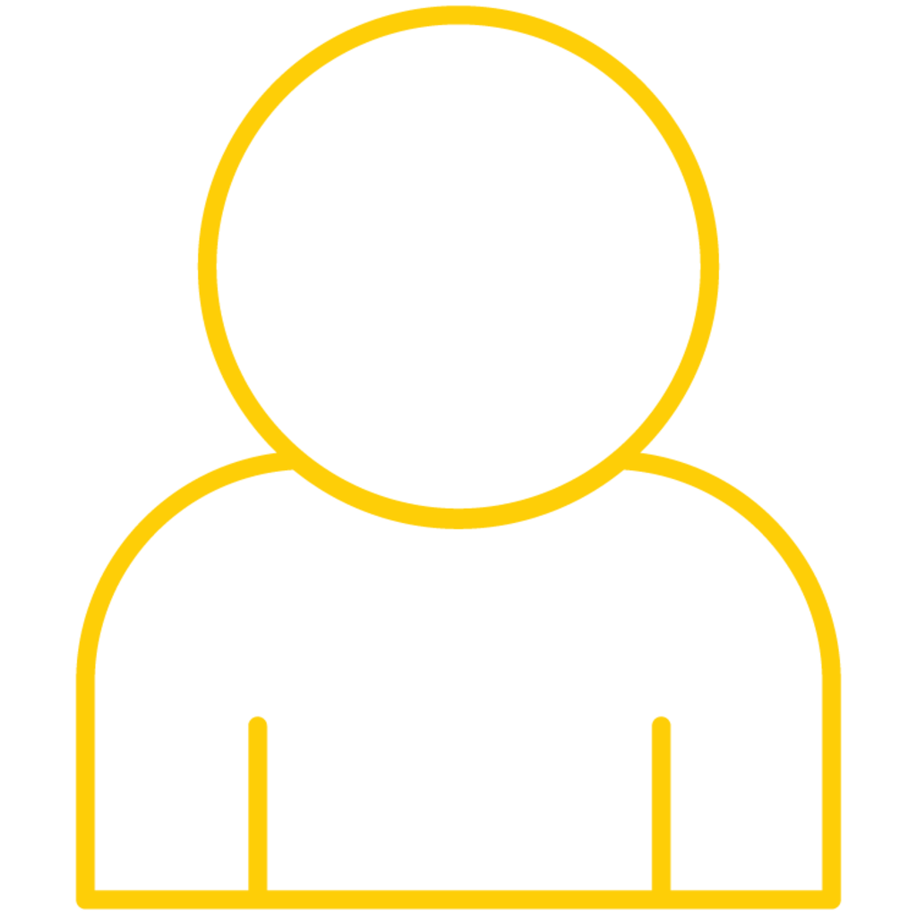 outline of person icon