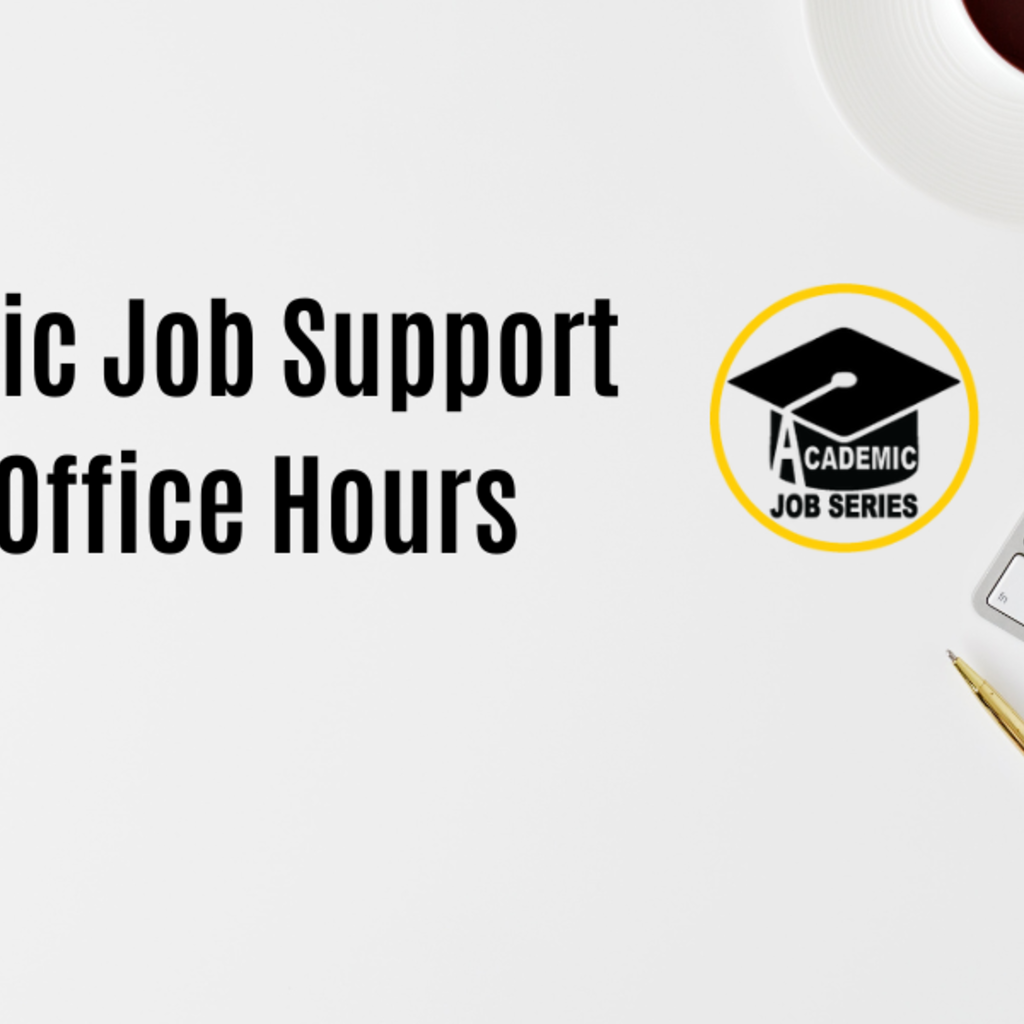 Academic Job Support Office Hours - Cover Letters promotional image