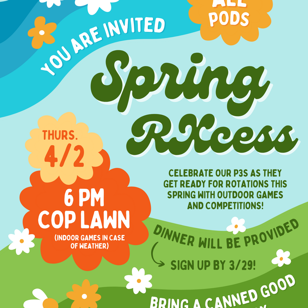 College of Pharmacy Spring Rxcess promotional image