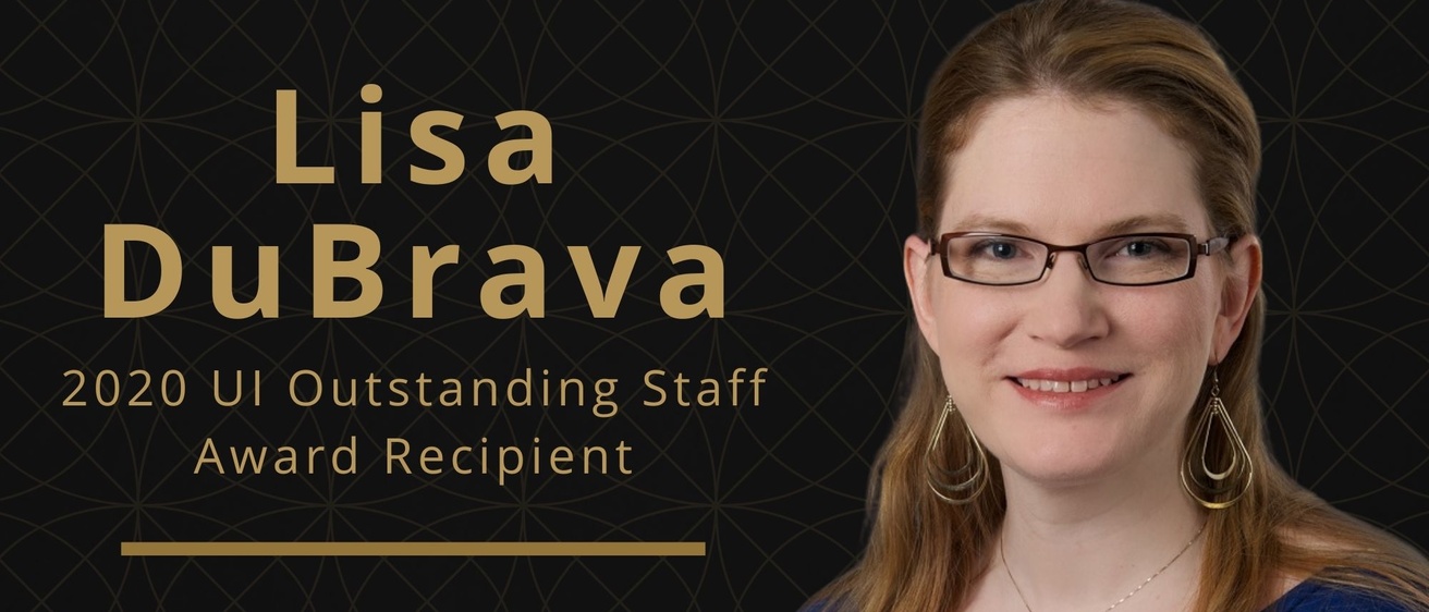 In the News: DuBrava Honored with UI Outstanding Staff Award
