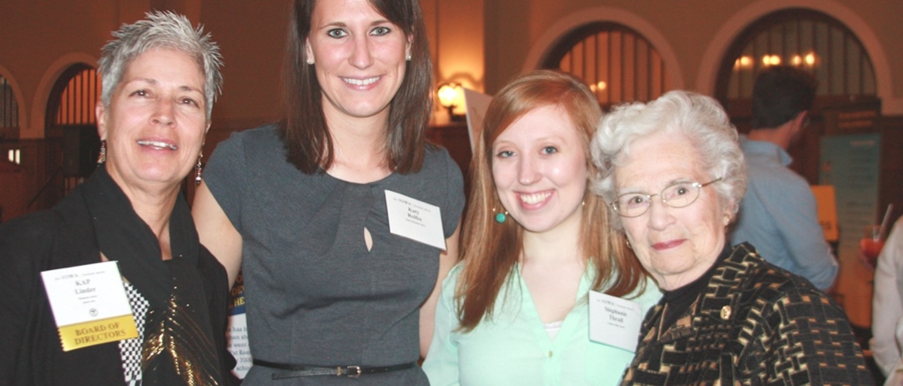 Philanthropy students with members of The University of Iowa President's Club