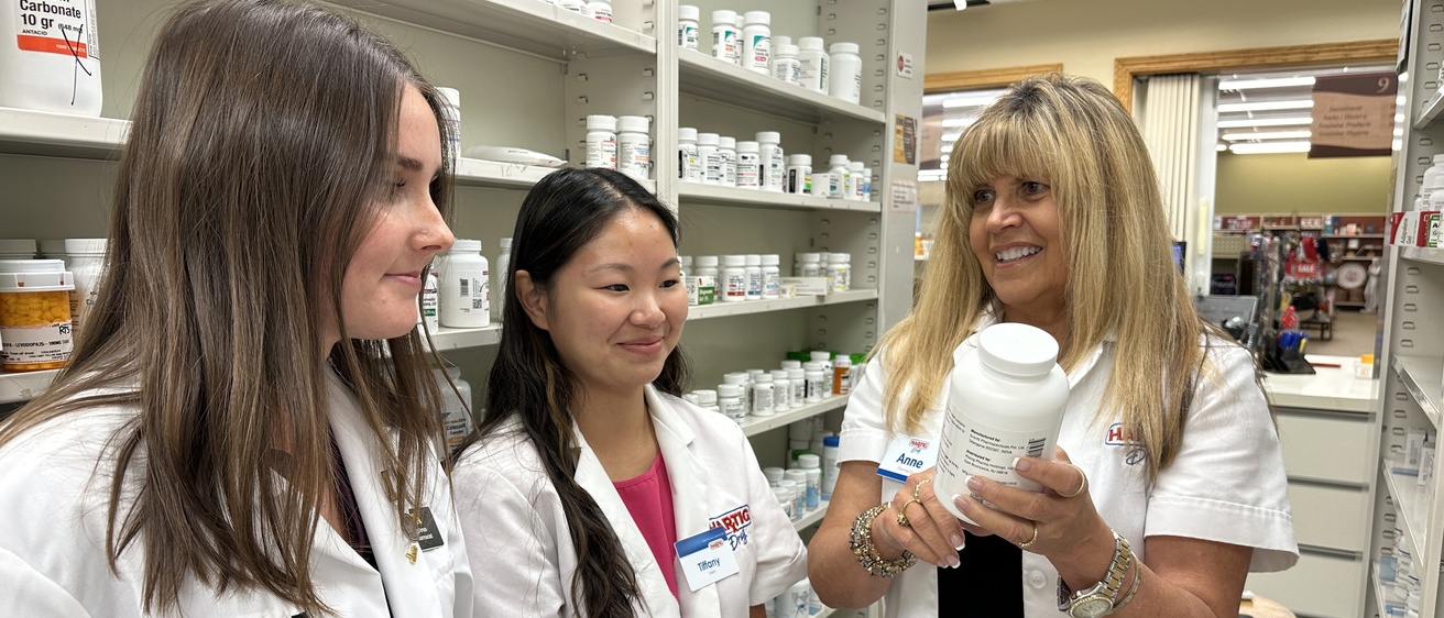 Pharmacy students with Preceptor at Hartig Drug.