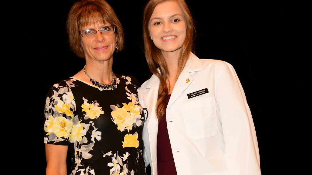 Alumna Sharon Cashman with a Doctor of Pharmacy Mentee
