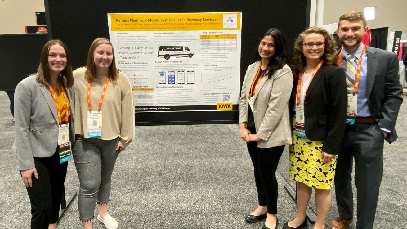 UI College of Pharmacy Team at NCPA Good Pharmacy Pruitt-Schutte Competition 2022